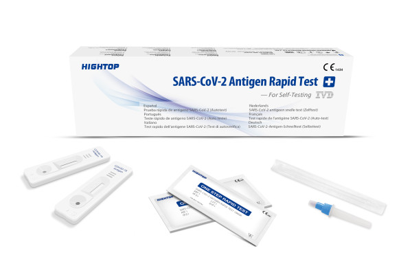 5 Stk. HIGHTOP COVID-19 Antigen Schnelltest für Laienanwendung, CE1434 zertifiziert